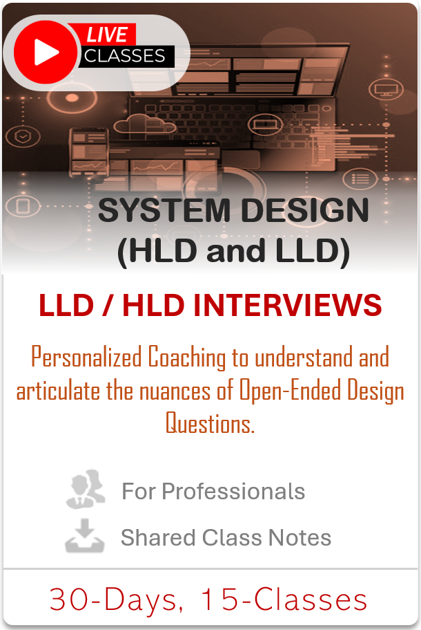 SYSTEM DESIGN INTERVIEWS