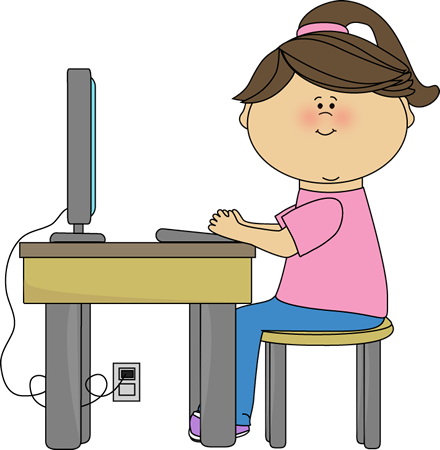 Girl with Computer